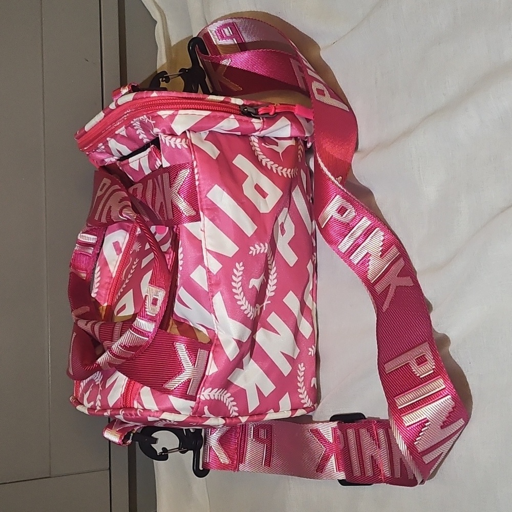 Victoria's Secret Pink Mini Small Crossbody Gym Bag - Picture 5 of 13
